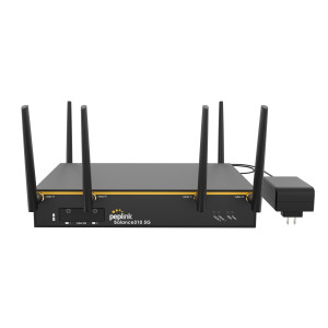 Peplink BPL-310-5G Balance 310 5G Router with Global 5G/Cat 20 LTE & Cat 12 LTE, AC adapter & antennas included